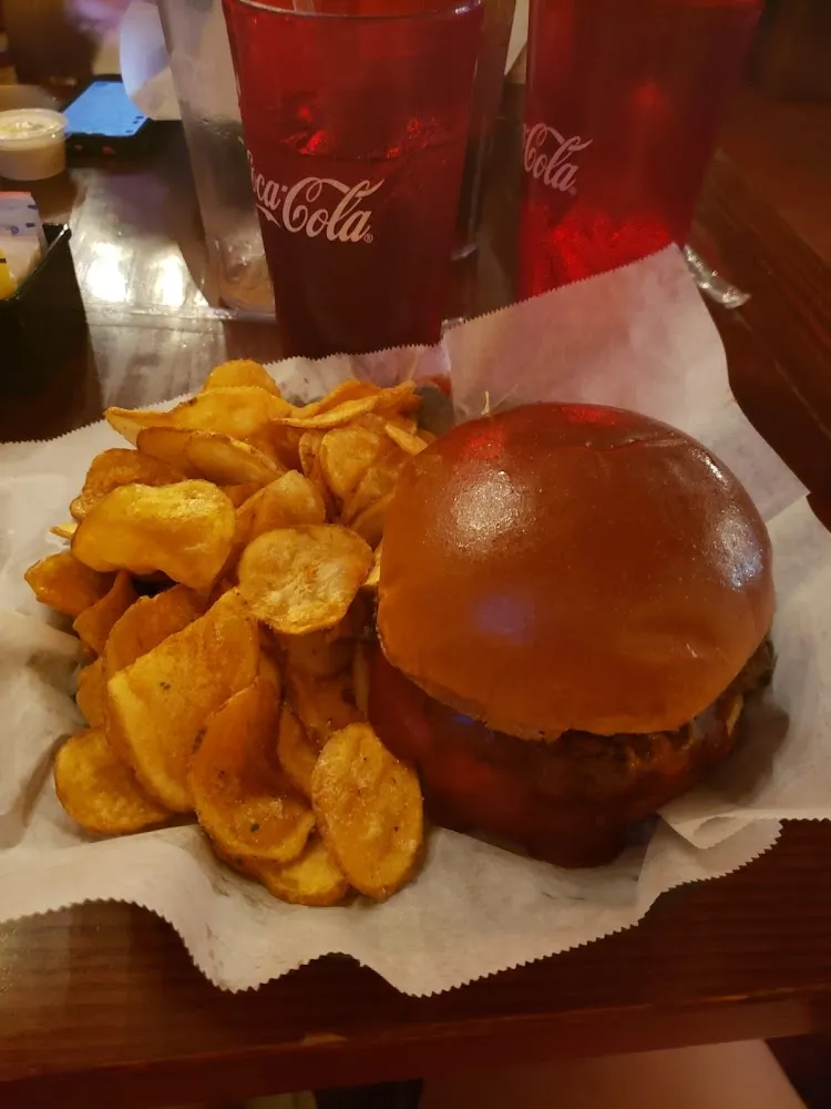 Burger and Chips
