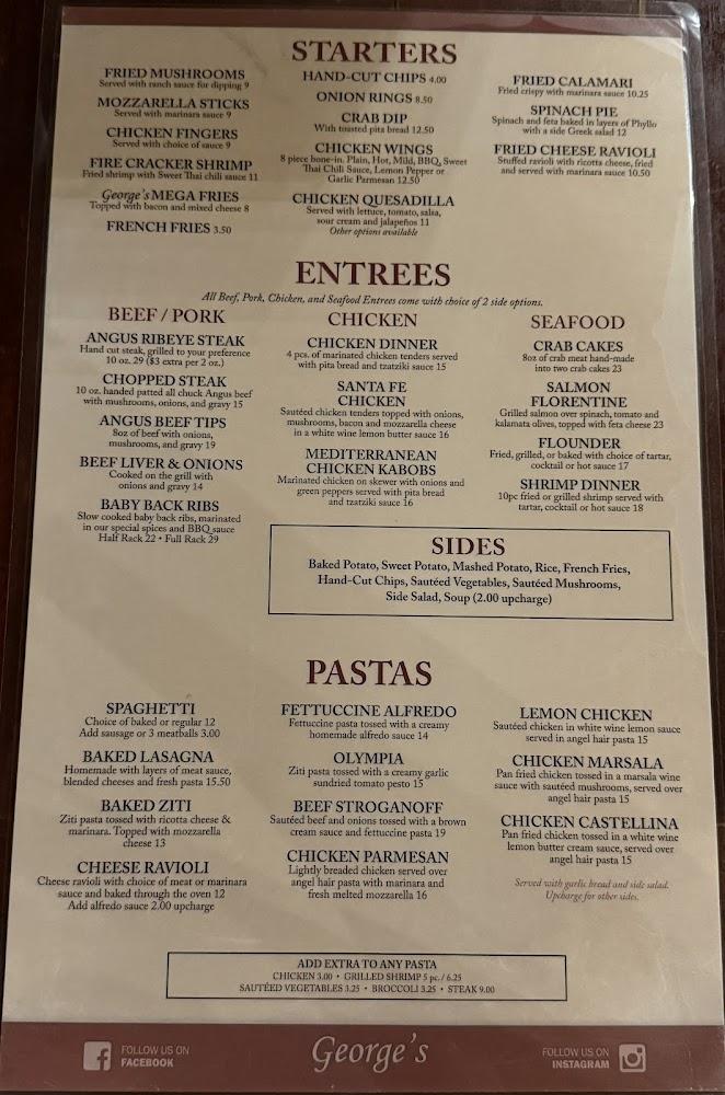 George's Restaurant of Warrenton Fried Mushrooms