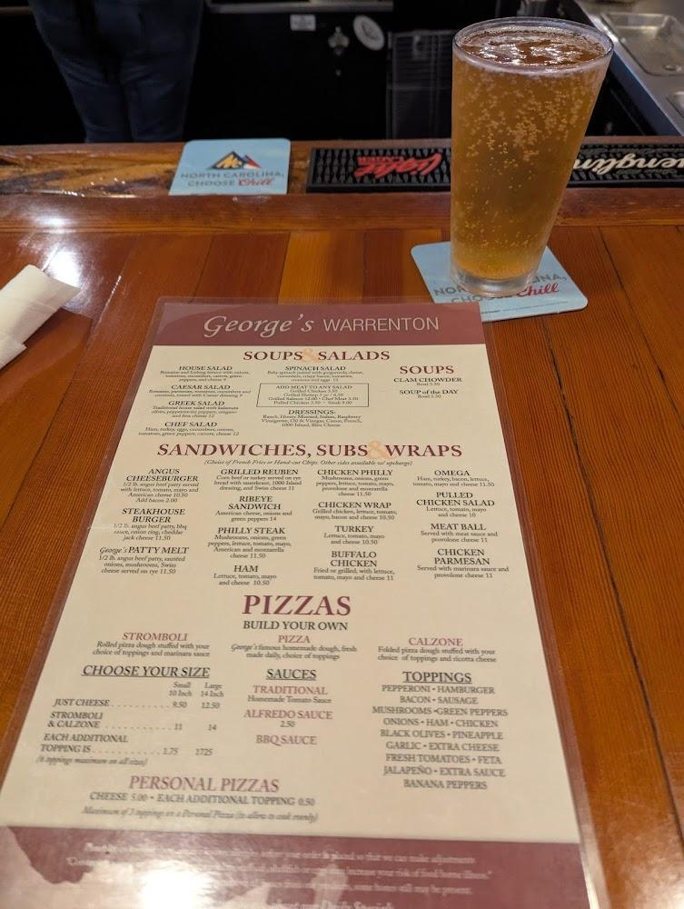 George's Restaurant of Warrenton Menu image 4